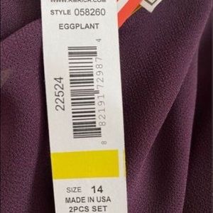 Formal dress.   Beautiful eggplant color never worn.